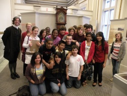 Susquehanna Middle School 8th grade history class visits 2010 History Center Susquehanna Middle School 8th grade history class visits 2010 History Center