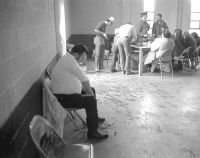 The shelter at the Armory in Harrisburg: A respite.