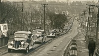 Farm Show Traffic on Maclay Street, 1940s