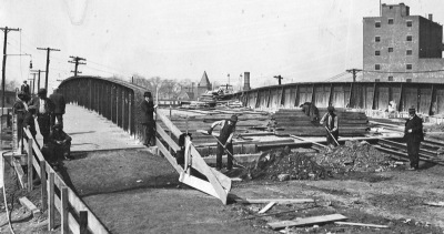 Construction on Paxton Street Bridge