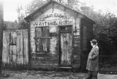 Omnibus and Horse Car Passenger Waiting Room