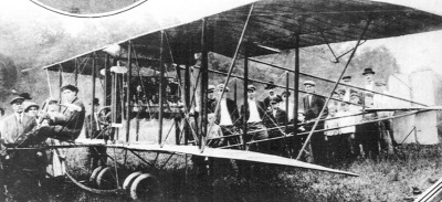 First Airplane in Elizabethville, c1913