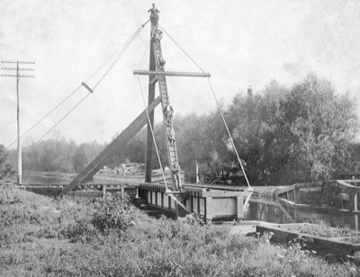 Swinging Railroad Bridge